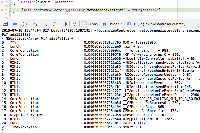 Console + stack